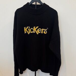 Kickers Black Logo Crewneck Sweater